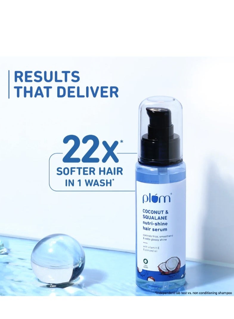 بلوم سيروم الشعر نوتري شاين بجوز الهند والبرقوق لشعر ناعم ولامع (75 مل) - Image 5