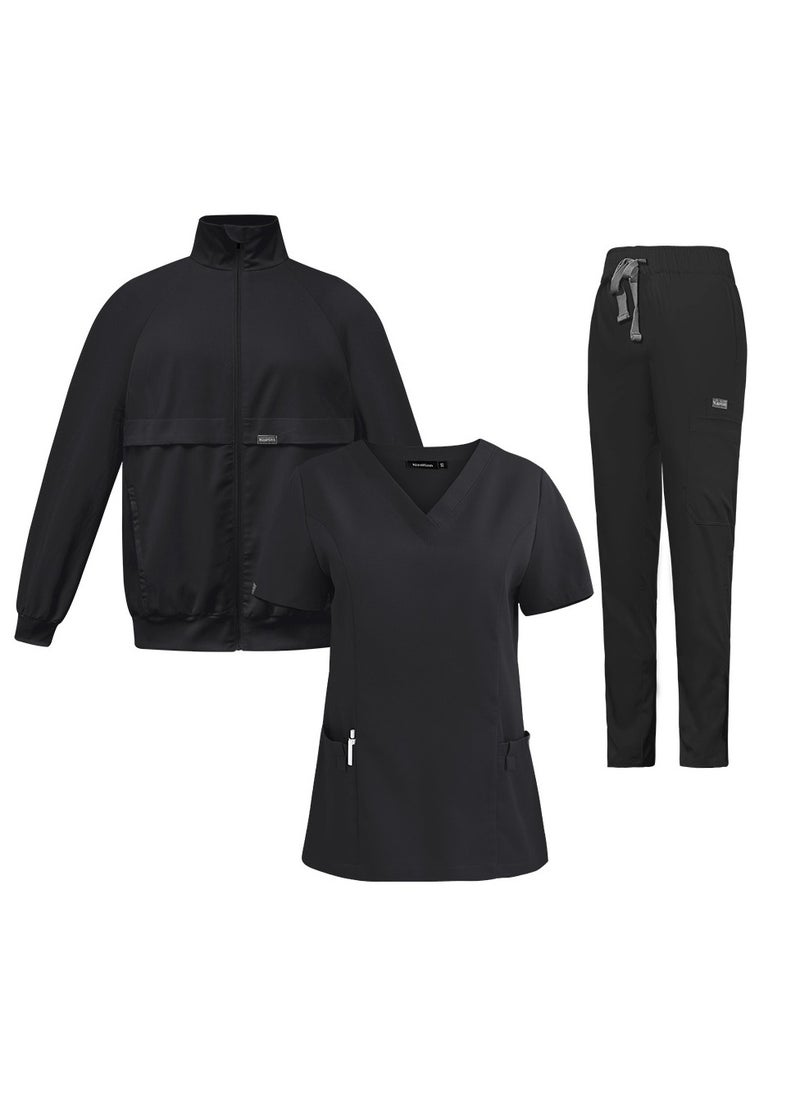 KUYING Quick Drying New Product Slim Fit Fashionable Medical Work Suit Set  - Image 1