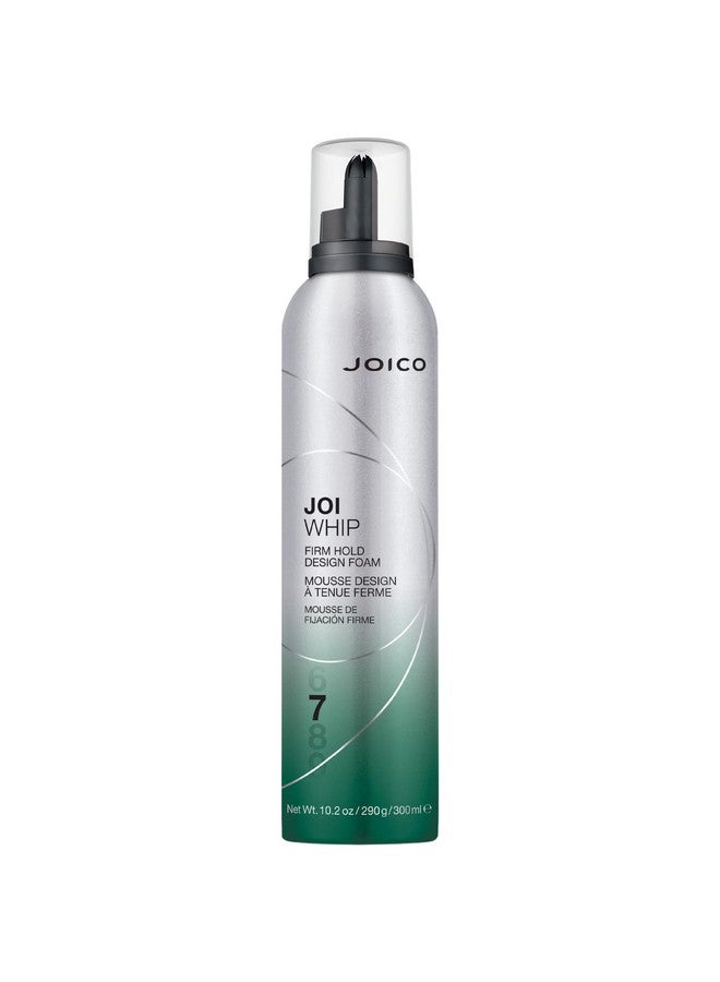 JOICO Joiwhip Firm Hold Designing Foam | For Most Hair Types | Add Volume & Body | Boost Shine | Control Frizz & Flyaways | Heat, Humidity, & Pollution Protection | Silicone & Paraben Free | 300Ml