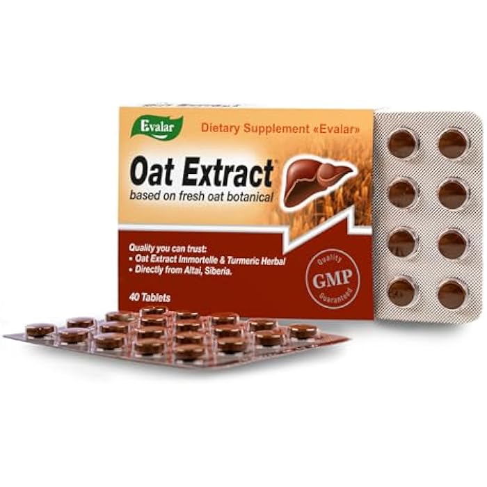 Evalar Oat Extract Immortelle Turmeric Herbs Ovesol Siberian 40 Tabs - Image 3