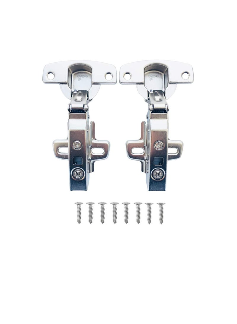 Hettich - Hettich Sensys 8645i TH52 110 Degree Standard Hinge with Self Closing Mechanism Kitchen Cabinet Cupboard Door Inset Hinges 9071207 Soft Slow Close Fast Assembly Buffering Hinge Germany Brand Pack of 2 - Image 1