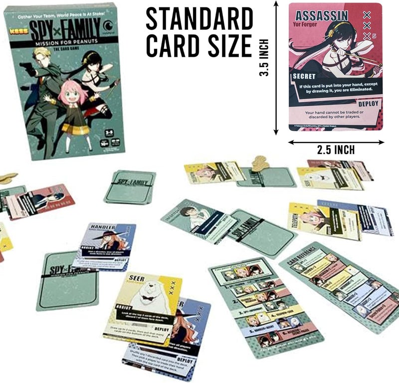 Kess ‘Spy X Family: Mission for Peanuts’ Board Game for Players 3-5, Indoor Fun, Ages 10 & Up, Playtime 20-30 Mins, Japanese Manga Anime - Image 2