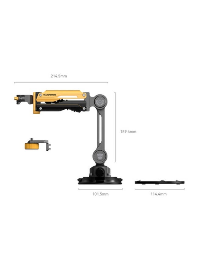 SmallRig mini Shock Absorber Arm for DJI Osmo Pocket 3 / GoPro HERO13 / Insta360 X4（BumbleBee Edition）5528 - Image 4
