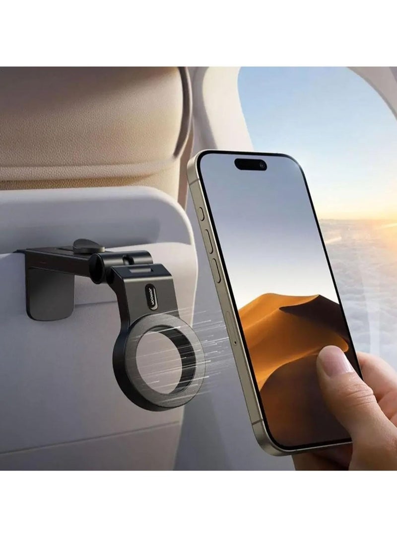 TIGER Ultra-Secure Magnetic Phone Mount for iPhone 16 Pro Max – 360° Rotatable Car & Airplane Holder | Flexible Travel Companion, Hands-Free Design for Easy Use | Universal Smartphone Compatibility - Image 2
