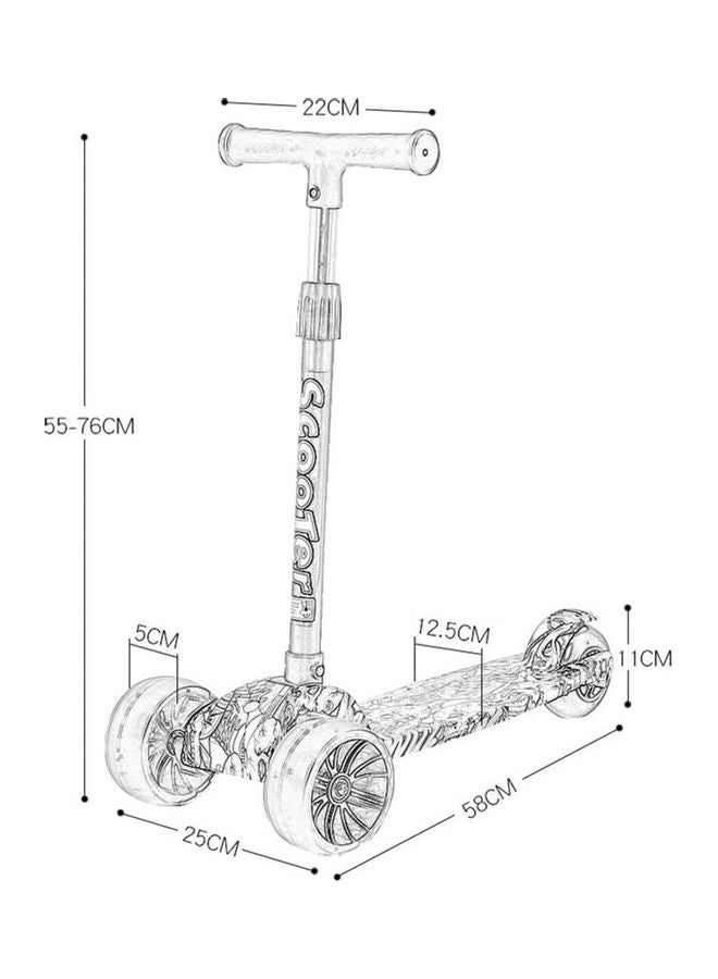 Cool Baby COOLBABY 3 Wheel Kids Micro Mini Kick Scooter Adjustable Scooters for Toddlers 3-12 Years Old Boy and Girls Folding Skateboard Outdoor Sport Pedal Cars Ride-on Toys - Image 4