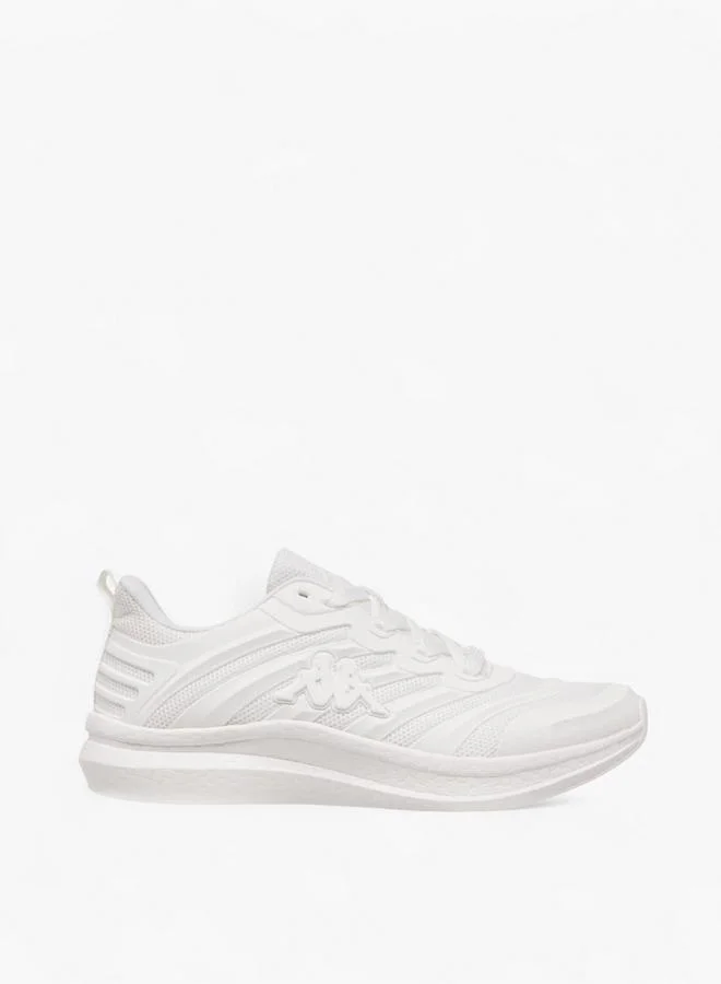 Kappa Men's Textured Lace-Up Sports Shoes with Pull Tab
