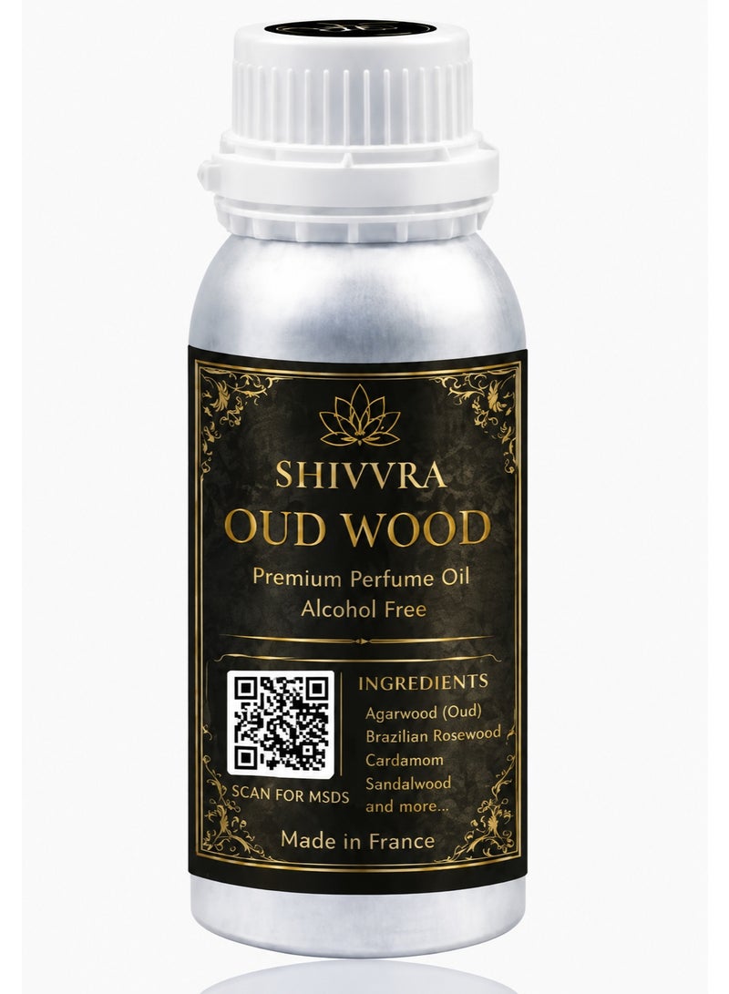 Oud Wood Premium Fragrance | Long Lasting Aromatic Oil | Concentrated Aroma Oil | 500ml - Image 1