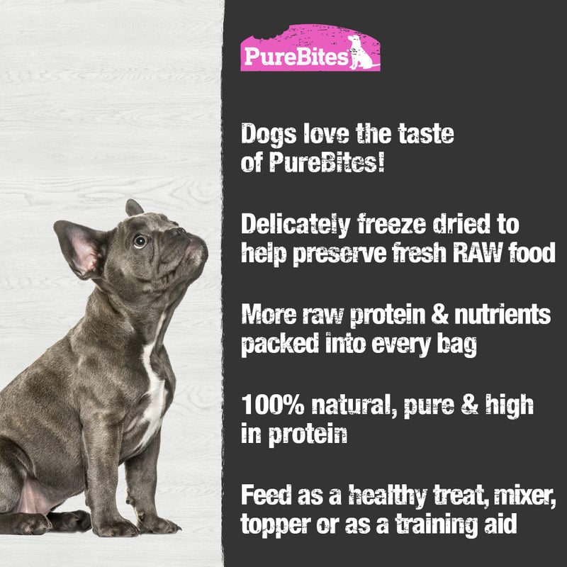 PureBites Freeze Dried Salmon Dog Treats 70g | 1 Ingredient | Made in USA (Packaging May Vary) - Image 4
