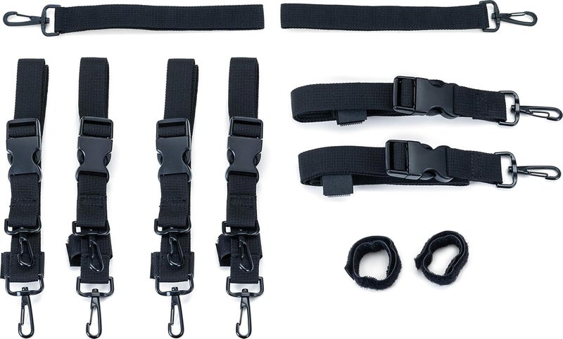 Kuryakyn 5163 Premium Luggage Mounting Strap Kit - Black