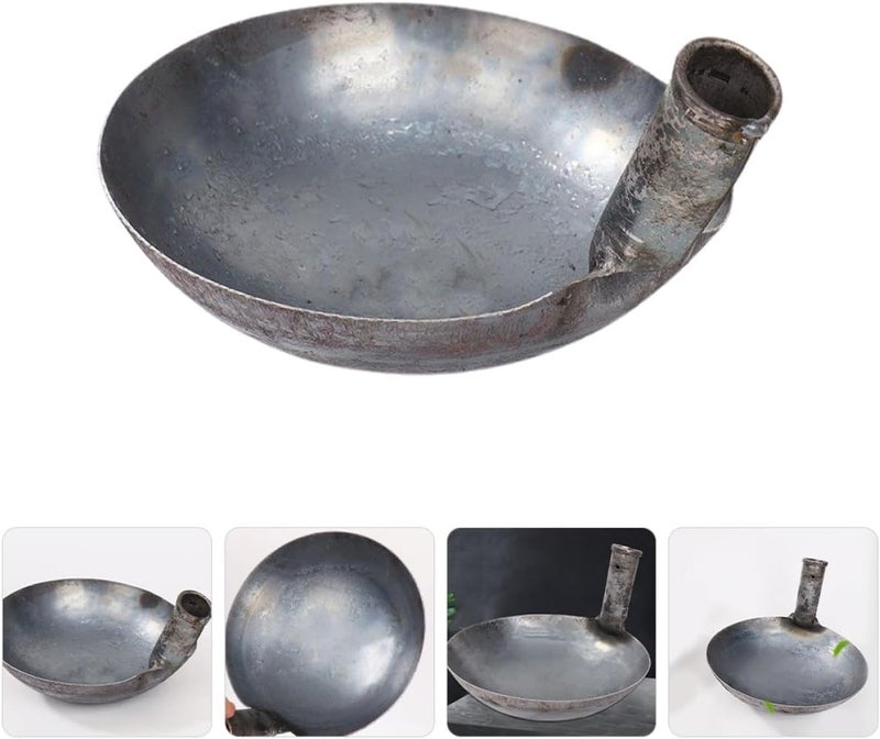 Cabilock Thickened Iron Water Scoop Ladle with Long Handle 13.5cm Sturdy Iron Scoop for Household Bathing, Gardening, and Industrial Use - Image 4