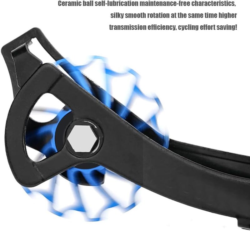woobles Rear Derailleur Pulley, Bicycle Guide Wheel Bicycle Rear Derailleur Wheel Derailleur Pulley Bike Derailleur Pulley for Mountain Bike Bicycle Replacement 11T / 13T - Image 2