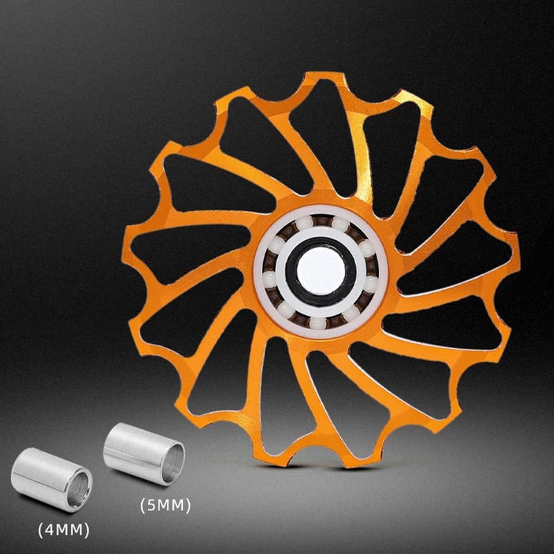 woobles Rear Derailleur Pulley, Bicycle Guide Wheel Bicycle Rear Derailleur Wheel Derailleur Pulley Bike Derailleur Pulley for Mountain Bike Bicycle Replacement 11T / 13T - Image 1