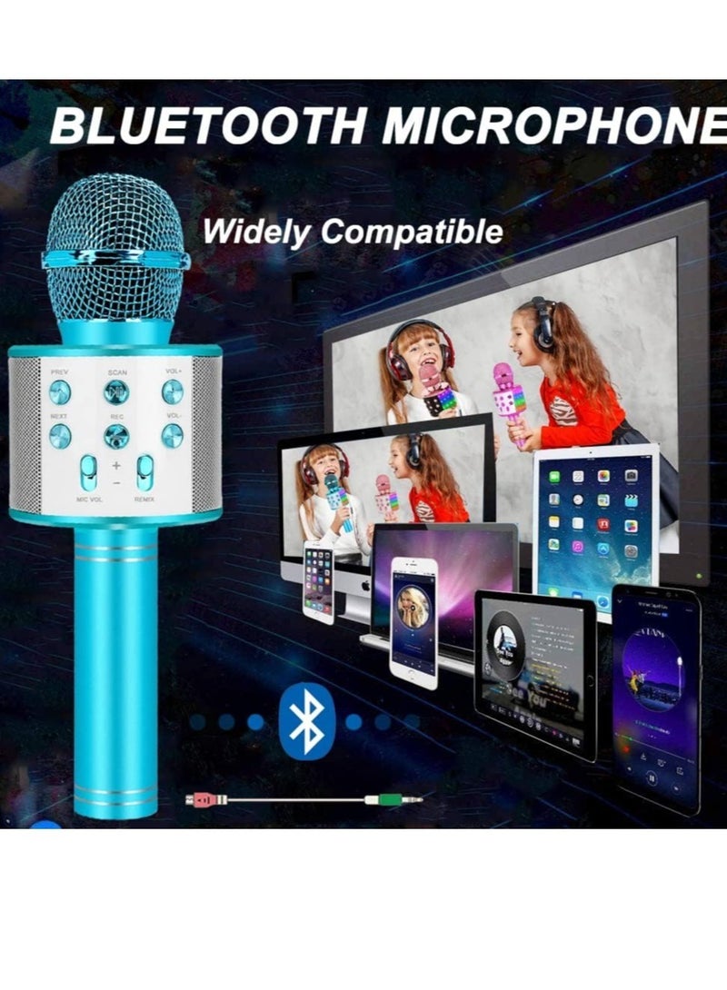 ELTRAZONE Bluetooth Karaoke Microphone Wireless,Portable Singing Microphone for Kids Adults,Karaoke Machine for Kids Toys,Birthday Gifts Ideas - Image 3