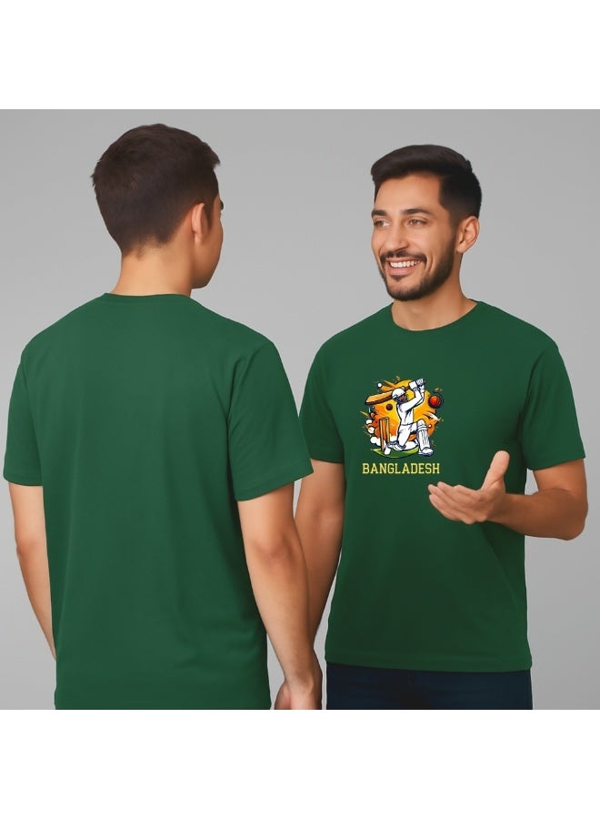 برينت شوب فور مي تيشيرت كريكيت بنغلاديش للرجال - جيرسي جاف قابل للتهوية برقبة دائرية - مثالي لممارسة الكريكيت والتدريب الرياضي والأنشطة الخارجية والملابس اليومية غير الرسمية - Image 3