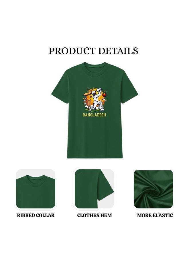 برينت شوب فور مي تيشيرت كريكيت بنغلاديش للرجال - جيرسي جاف قابل للتهوية برقبة دائرية - مثالي لممارسة الكريكيت والتدريب الرياضي والأنشطة الخارجية والملابس اليومية غير الرسمية - Image 4