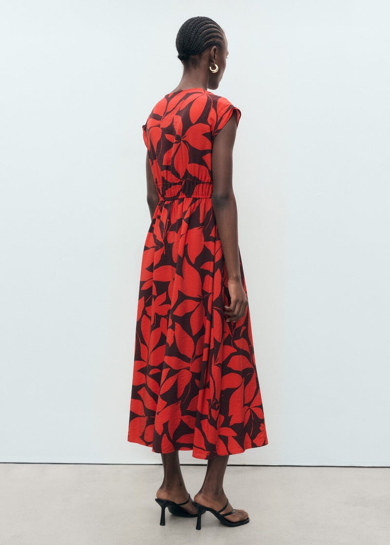 MANGO Floral Print Midi Dress  - Image 2