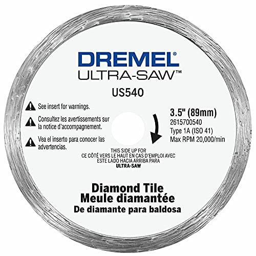 Dremel US54001 UltraSaw 35Inch Tile Diamond Blade White