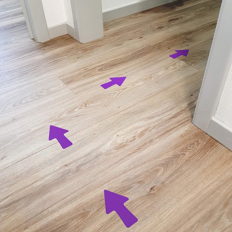 imaggge.com 12 Arrows - Purple - Signage and Orientation Stickers - Indoor and Outdoor - Directions, Arrow Path, Directions - Image 4