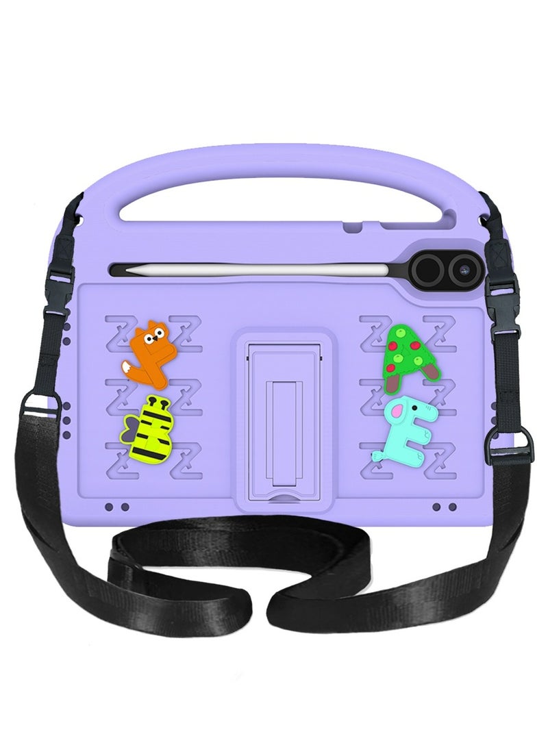Children's protective case for  Honor X8 pro/X9 11.5inch 2023 , shockproof cover with shoulder strap bracket - Image 2