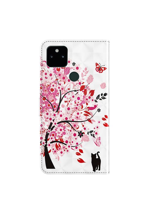 S-TOP Case For Google Pixel 5a 5G 3D Painting Pattern TPU + PU Leather Phone Case - Image 3