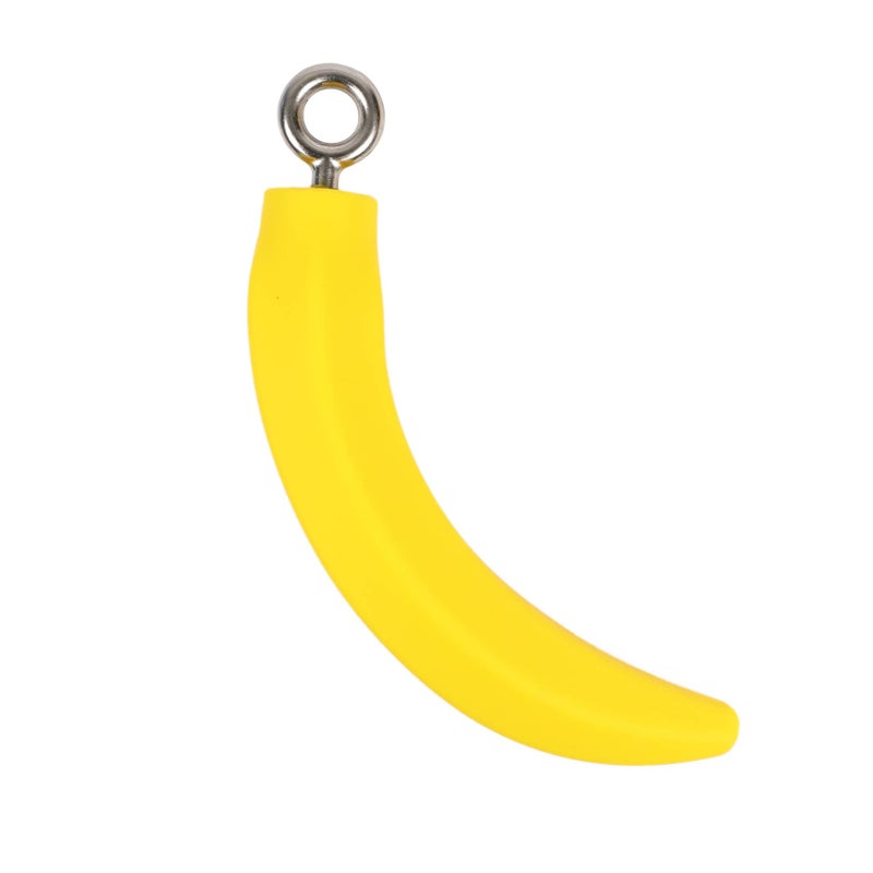 Atomik Climbing Holds Atomik Rock Climbing Set of 2 Child Size Hanging Bananas for Strength and Grip Training in Yellow Rated to 120 pounds - Image 5