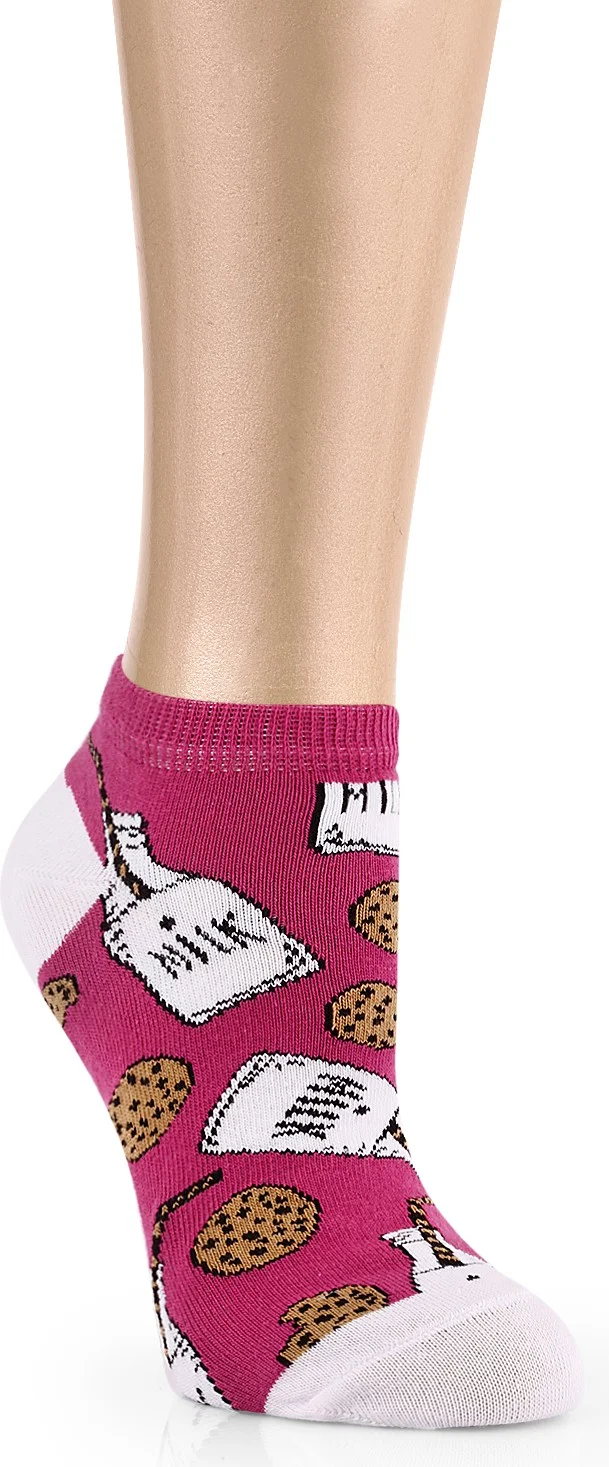 اوزي سوكس 5 Pairs of Fun Patterns Women's Booties Socks OZZYP001