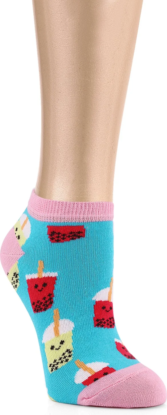 اوزي سوكس 5 Pairs of Fun Patterns Women's Booties Socks OZZYP001