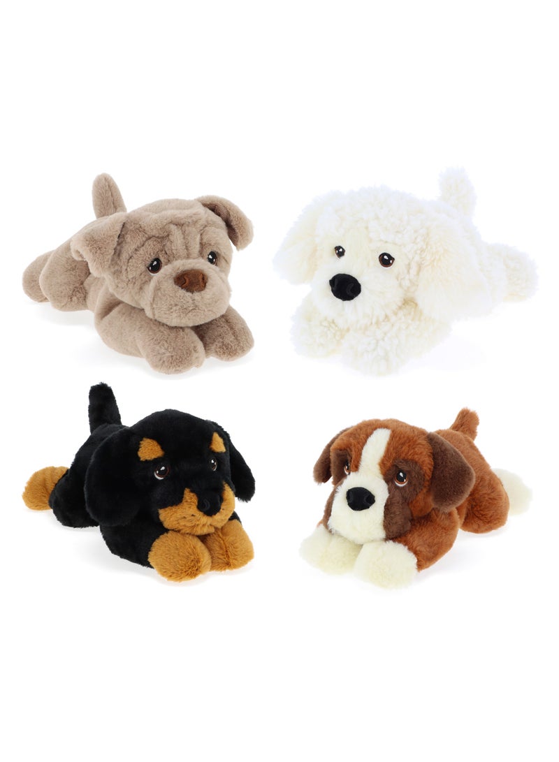 Keel Toys Keeleco Puppies 22cm, Assorted 1 Piece (Style & Color May Vary) | Soft Toy | Plush Toy | Gift for Kids and Adults - Image 1