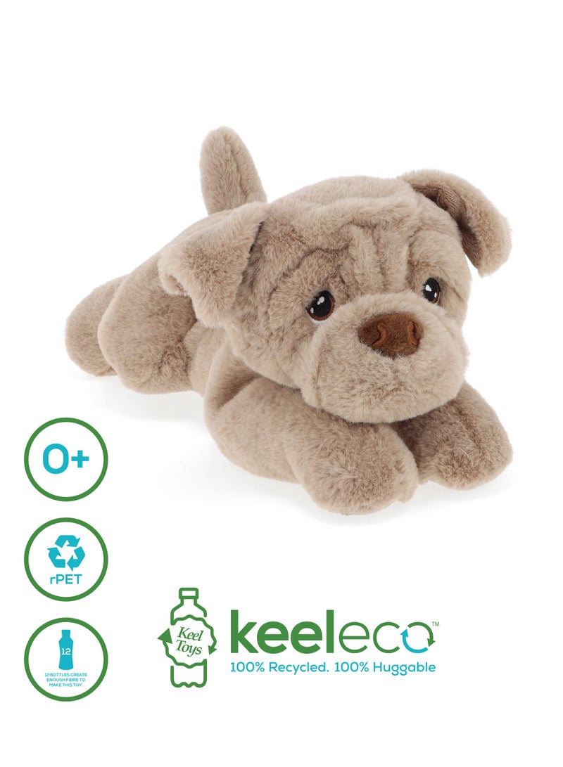 Keel Toys Keeleco Puppies 22cm, Assorted 1 Piece (Style & Color May Vary) | Soft Toy | Plush Toy | Gift for Kids and Adults - Image 2