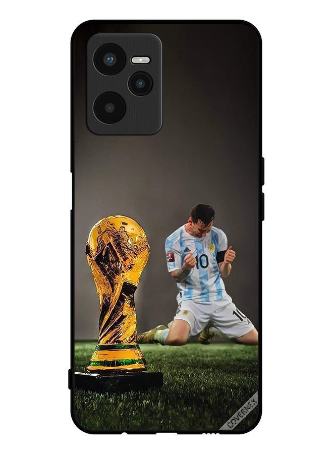 Covernex Protective Case Cover For Realme C35 Leo Messi & Fifa Trophy - Image 1