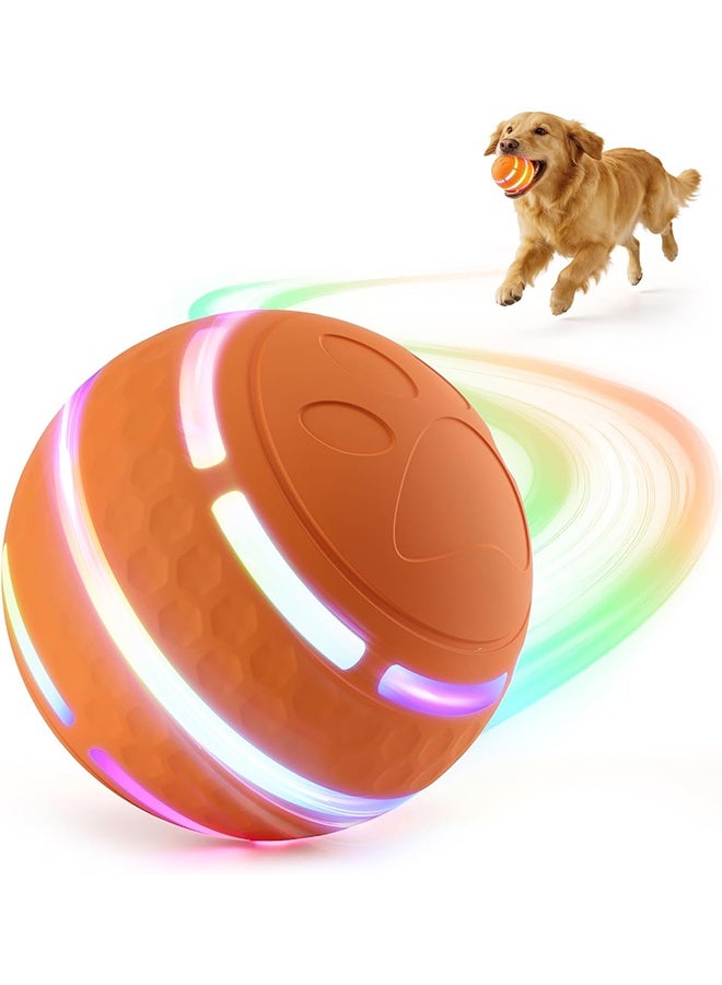 general Dog Balls,Generation Interactive Toys for Puppy/Small/Medium/Large Dogs,Improved Dog Rolling Effect Tennis Ball with Strap, Tough Motion Activated Automatic Moving Dog Ball Toys - Image 2