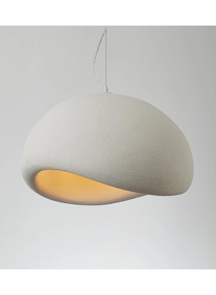 Wabi-sabi Style Resin Pendant Light Farmhouse Decor Adjustable Hanging Lamp Vintage Restaurant Suspension Lighting Fixture for Kitchen Dining Room Cafe Sink Clothing Store (Color : A-White,  - Image 5