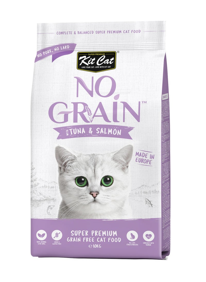 Kit Cat No Grain With Tuna And Salmon - 1 kg