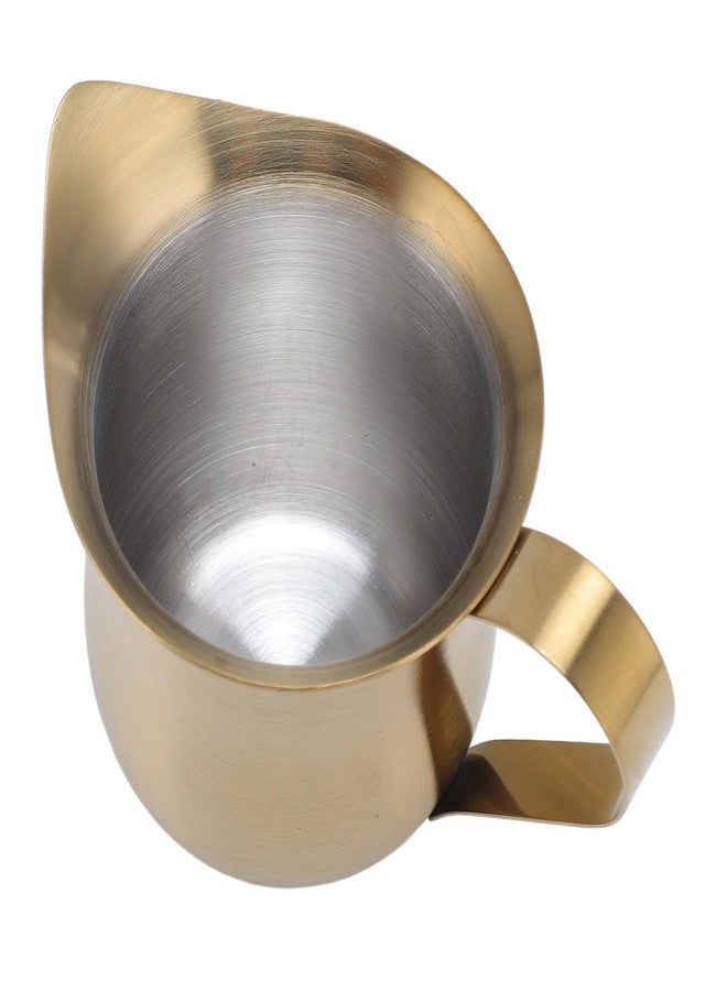 Dpofirs Milk Frother Creamer Cup, Oxidation Gold Milk Frothing Pitcher Accurate Pouring Multipurpose Easy To Use for Restaurants (150ml) - Image 3