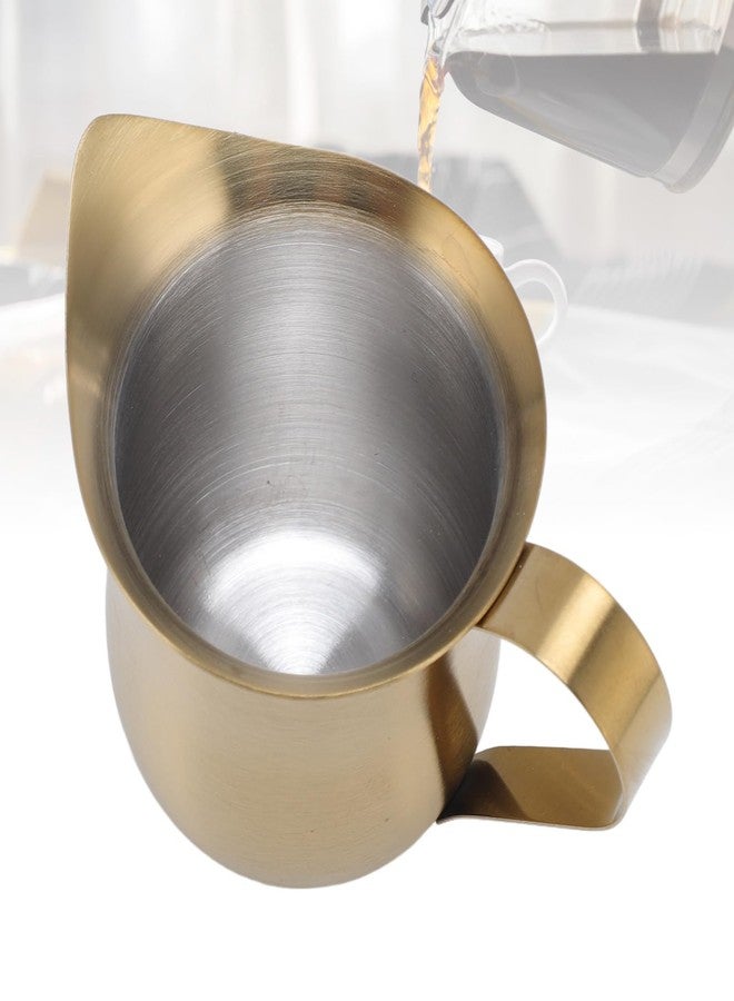 Dpofirs Milk Frother Creamer Cup, Oxidation Gold Milk Frothing Pitcher Accurate Pouring Multipurpose Easy To Use for Restaurants (150ml) - Image 5