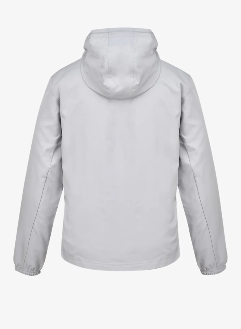 Under Armour Mod Gray / Mod Gray / White UA Rival Wvn Windbreaker for Men | Best Price UAE