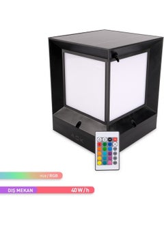 ACK Rgb Solar LED Garden Luminaire IP65 Color Changeable Solar Powered Garden Lighting  - Image 4