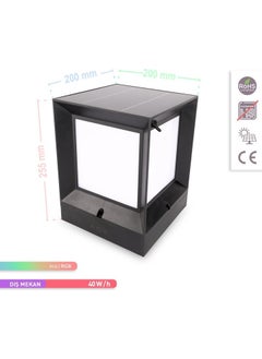 ACK Rgb Solar LED Garden Luminaire IP65 Color Changeable Solar Powered Garden Lighting  - Image 3