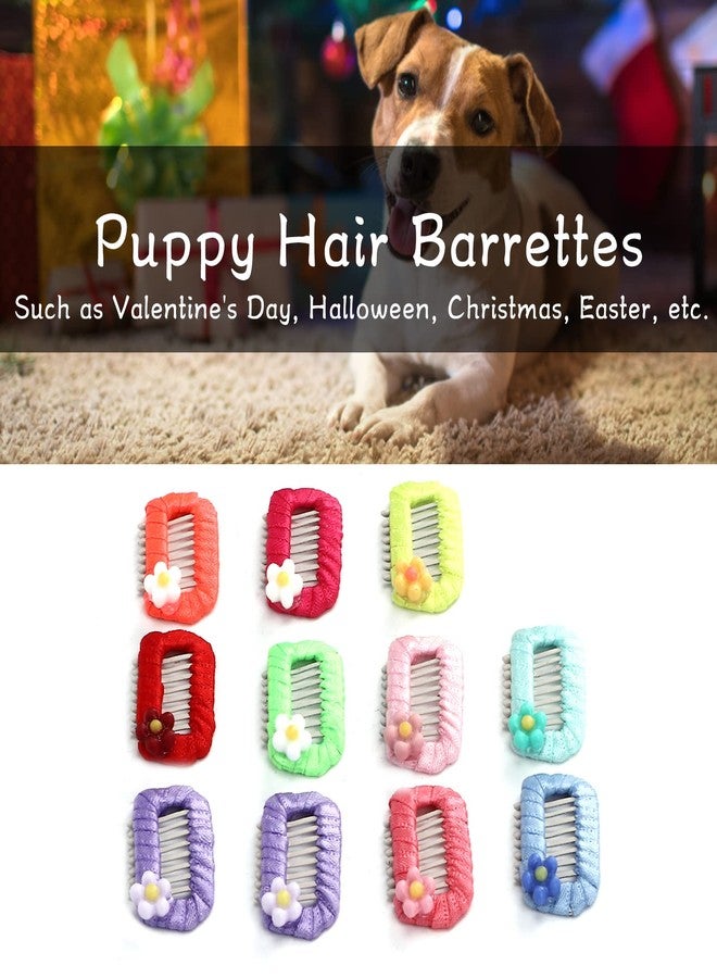 POCREATION 11pcs Pet Hairpin, Pet Hair Clip Multipurpose Fashionable Dog Hair Barrettes Snap Hair Clips Pet Grooming Products Puppy Grooming Hair Accessories for Small Medium Cats and Dogs - Image 3