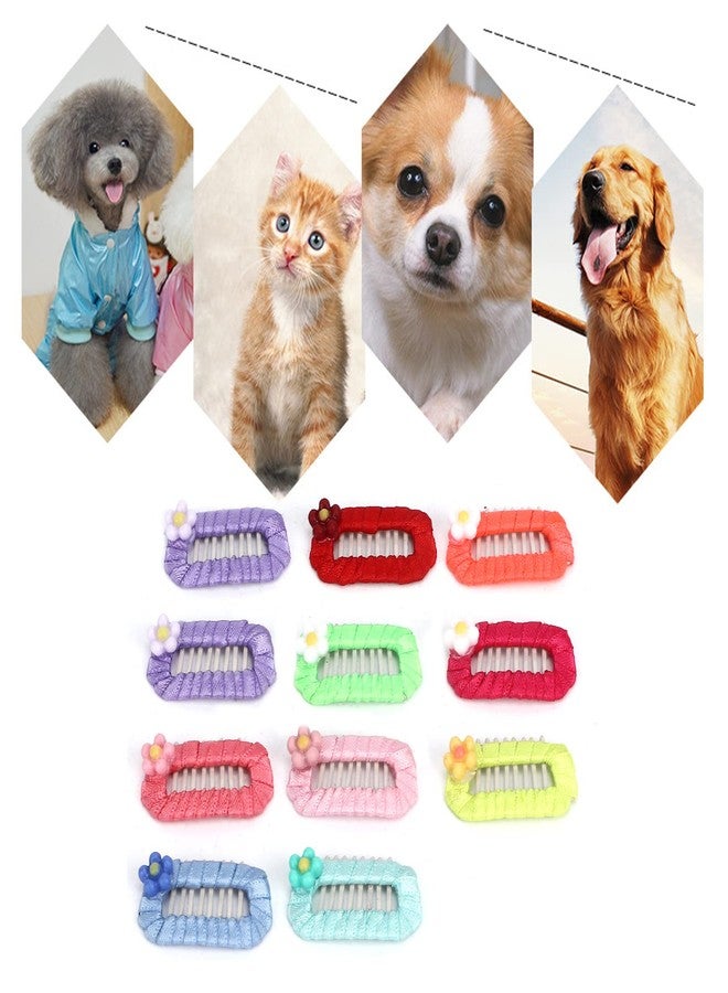 POCREATION 11pcs Pet Hairpin, Pet Hair Clip Multipurpose Fashionable Dog Hair Barrettes Snap Hair Clips Pet Grooming Products Puppy Grooming Hair Accessories for Small Medium Cats and Dogs - Image 4