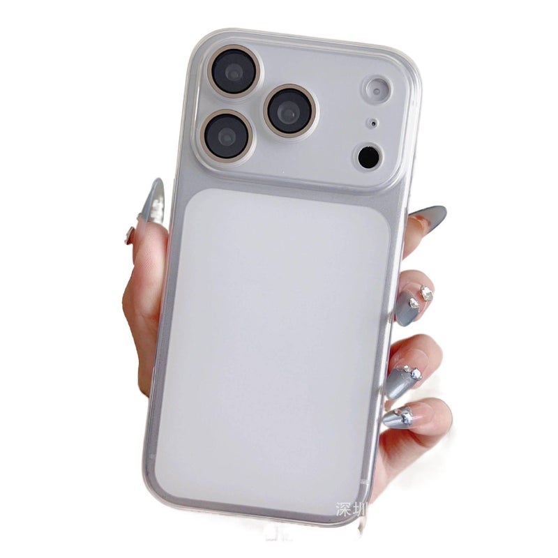 غطاء واقي بTPU لـ iPhone 15 / 15 Plus / 15 Pro / 15 Pro Max باللون شفاف مضاد للانزلاق من مادة TPU مع ملمس غير لامع وحماية عدسة مع مقاوم للصدمات مع قبضة مضادة للانزلاق - Image 1