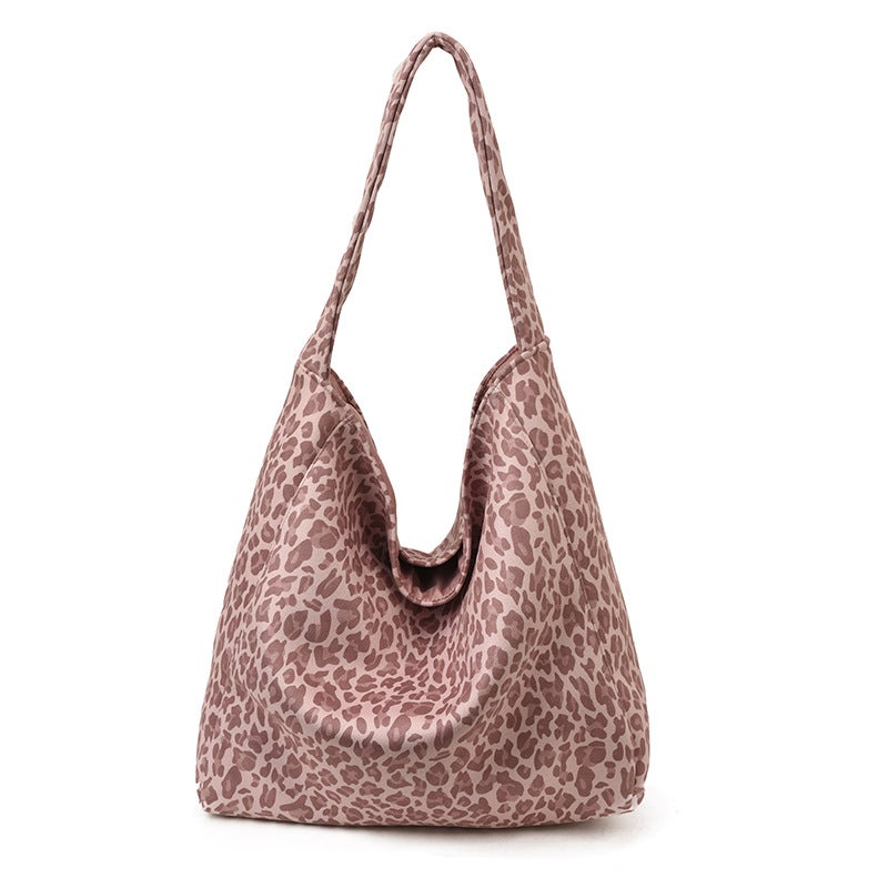 Women's Large Capacity Leopard Print Shoulder Bag - Image 5