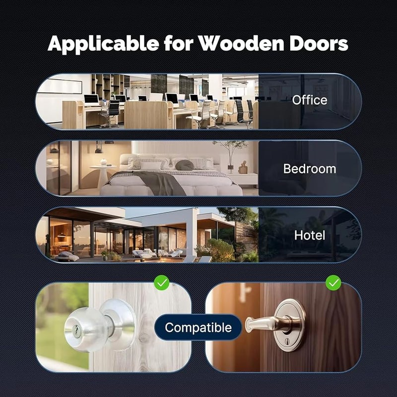 Relihom Smart Door Lock With App H02 4 Unlock Methods Fingerprint Keypad Code Key For Home Office - Image 5