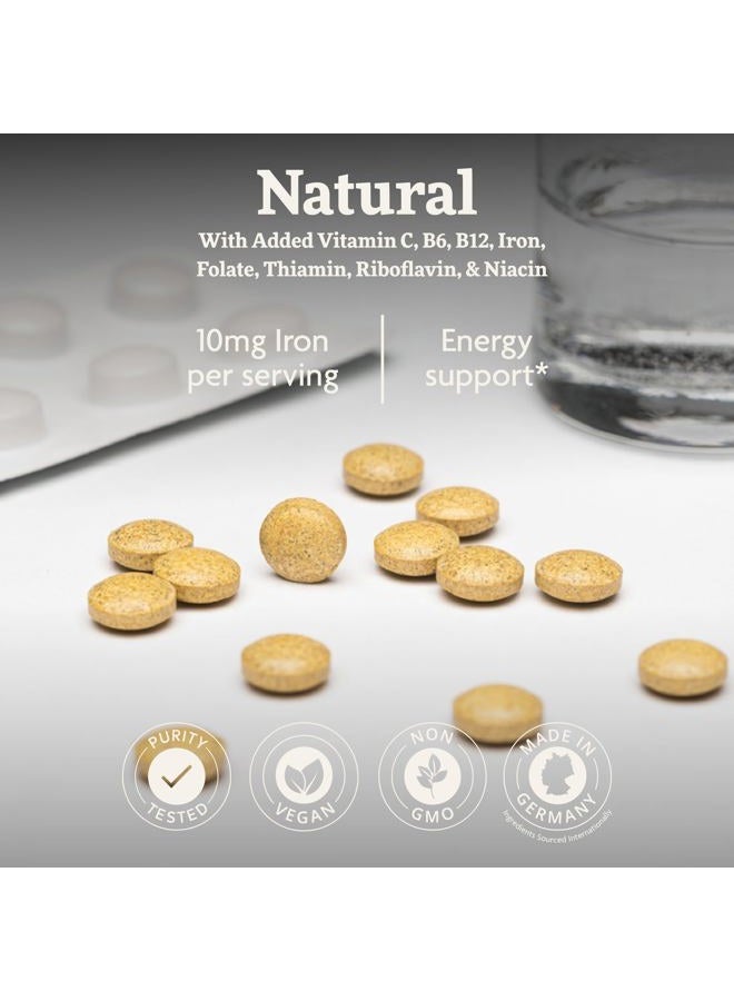 Floradix Iron Tablets - Iron Supplement with Folic Acid, Vitamin C & More - Energy Support - Vegetarian, Gluten-Free - 120 Tablets  - Image 3