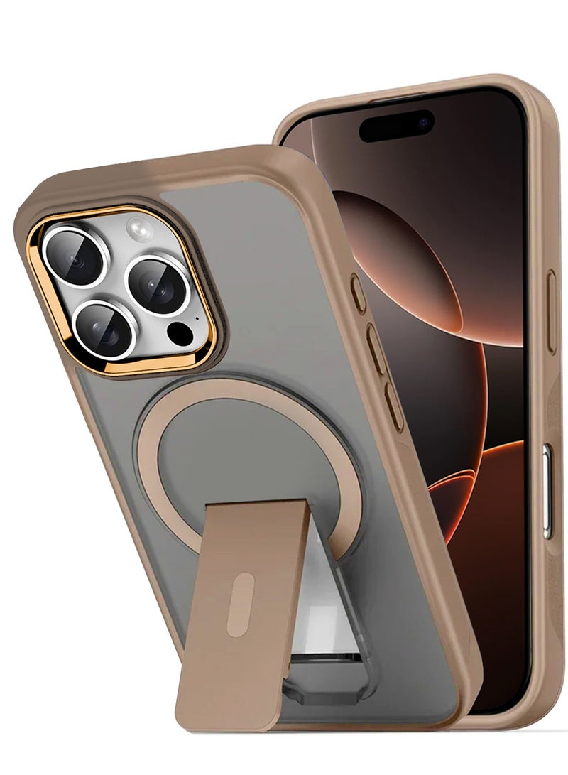 CATANES ( for iPhone 16 Pro Max ) Case Magnetic Kickstand Cover with Screen Camera Protection Support Wireless Charging Cover  - Image 3
