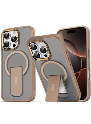 ( for iPhone 16 Pro Max ) Case Magnetic Kickstand Cover with Screen Camera Protection Support Wireless Charging Cover - pzsku/Z229F47AFC825C61A8C15Z/45/1751012335/ea11b122-3f4b-4a0c-b3fd-1873417bf0fd