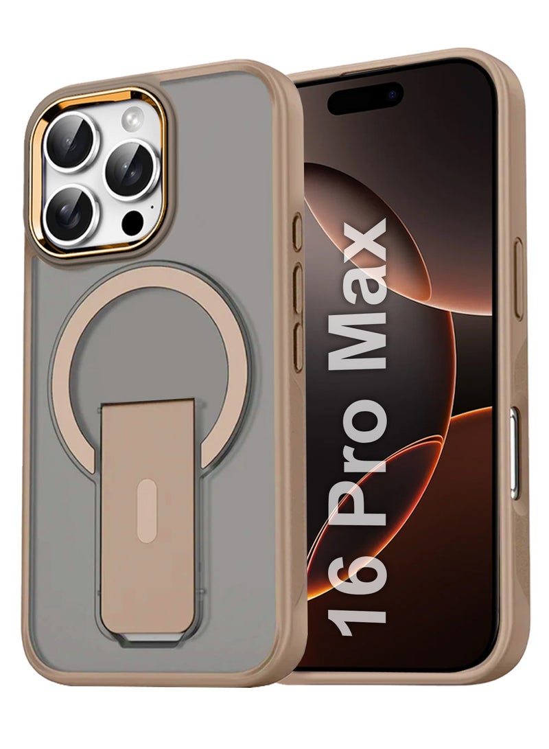 CATANES ( for iPhone 16 Pro Max ) Case Magnetic Kickstand Cover with Screen Camera Protection Support Wireless Charging Cover  - Image 2