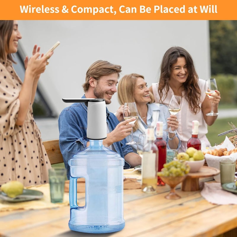 GoodGrace Water Bottle Pump 5 Gallon USB Charging Automatic Drinking Portable Electric Water Dispenser/Switch - Image 5