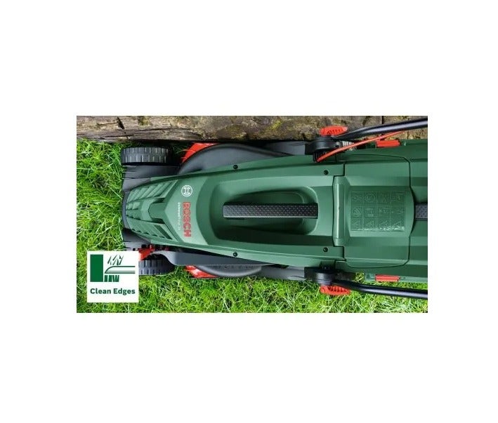 بوش ماكينة قص نجيلة كهرباء بوش 1300 وات، عرض قص 34 سم، سعة 40 لتر، أخضر موديل 06008A6401 - Image 4