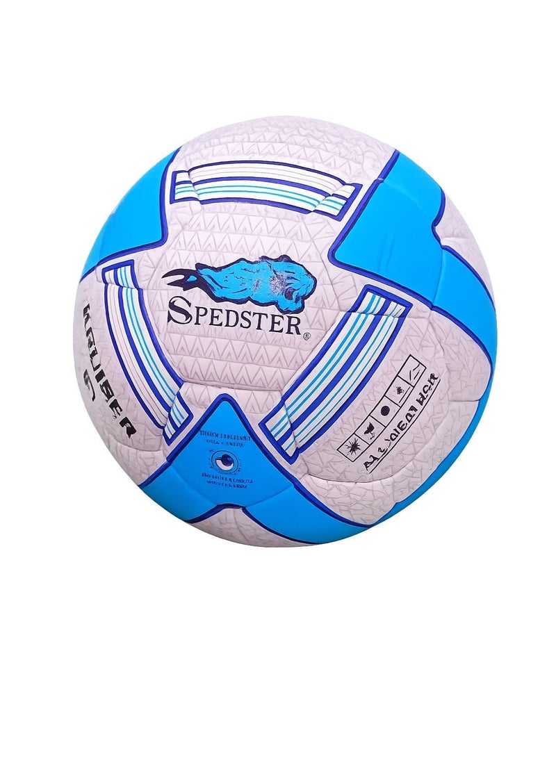 Spedster Soccer Ball Premium Match Ball Football Size 5 Hand Stitched - Image 2